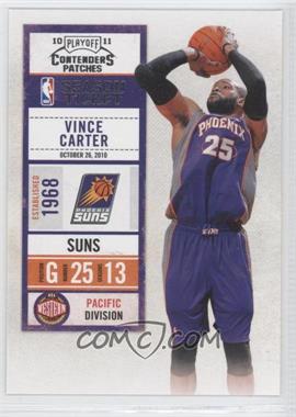 2010-11 Playoff Contenders Patches - [Base] #96 - Vince Carter