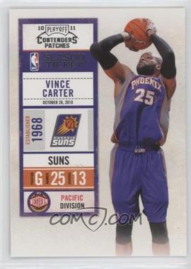 2010-11 Playoff Contenders Patches - [Base] #96 - Vince Carter