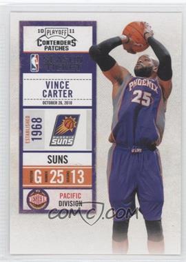 2010-11 Playoff Contenders Patches - [Base] #96 - Vince Carter