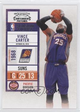 2010-11 Playoff Contenders Patches - [Base] #96 - Vince Carter
