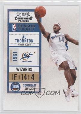 2010-11 Playoff Contenders Patches - [Base] #98 - Al Thornton