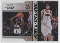 Brandon Jennings, Andrew Bogut #/299