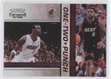 2010-11 Playoff Contenders Patches - One-Two Punch #11 - Chris Bosh, LeBron James