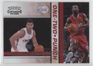 2010-11 Playoff Contenders Patches - One-Two Punch #12 - Blake Griffin, Baron Davis