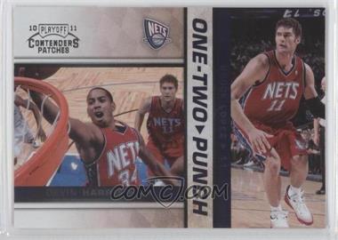 2010-11 Playoff Contenders Patches - One-Two Punch #15 - Devin Harris, Brook Lopez