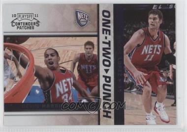 2010-11 Playoff Contenders Patches - One-Two Punch #15 - Devin Harris, Brook Lopez