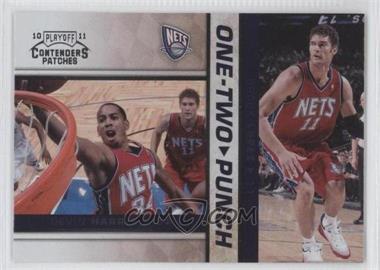 2010-11 Playoff Contenders Patches - One-Two Punch #15 - Devin Harris, Brook Lopez