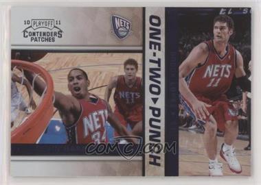 2010-11 Playoff Contenders Patches - One-Two Punch #15 - Devin Harris, Brook Lopez