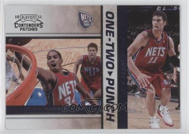 2010-11 Playoff Contenders Patches - One-Two Punch #15 - Devin Harris, Brook Lopez