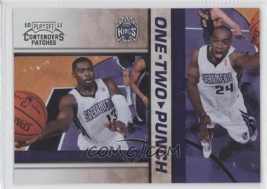 2010-11 Playoff Contenders Patches - One-Two Punch #18 - Tyreke Evans, Carl Landry