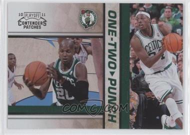 2010-11 Playoff Contenders Patches - One-Two Punch #2 - Ray Allen, Paul Pierce