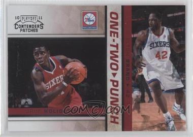 2010-11 Playoff Contenders Patches - One-Two Punch #20 - Jrue Holiday, Elton Brand