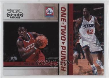 2010-11 Playoff Contenders Patches - One-Two Punch #20 - Jrue Holiday, Elton Brand