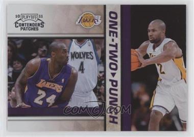 2010-11 Playoff Contenders Patches - One-Two Punch #24 - Kobe Bryant, Derek Fisher