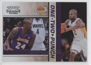 2010-11 Playoff Contenders Patches - One-Two Punch #24 - Kobe Bryant, Derek Fisher