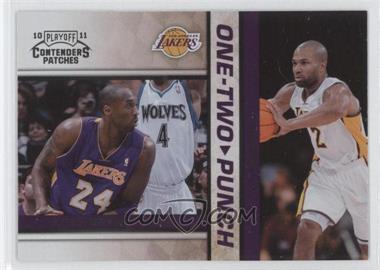 2010-11 Playoff Contenders Patches - One-Two Punch #24 - Kobe Bryant, Derek Fisher