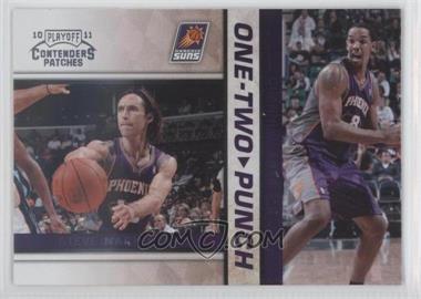 2010-11 Playoff Contenders Patches - One-Two Punch #25 - Steve Nash, Channing Frye