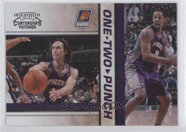 2010-11 Playoff Contenders Patches - One-Two Punch #25 - Steve Nash, Channing Frye