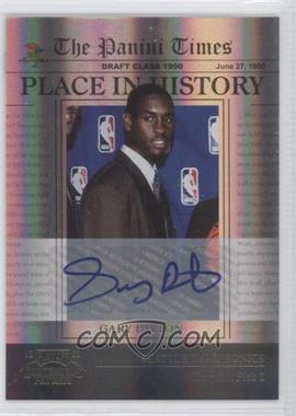 2010-11 Playoff Contenders Patches - Place in History - Gold Autographs #20 - Gary Payton /49