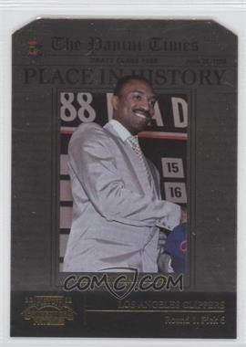 2010-11 Playoff Contenders Patches - Place in History - Gold Die-Cut #22 - Hersey Hawkins /99