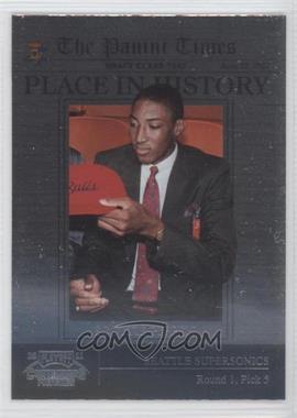 2010-11 Playoff Contenders Patches - Place in History #23 - Scottie Pippen