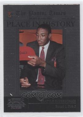 2010-11 Playoff Contenders Patches - Place in History #23 - Scottie Pippen