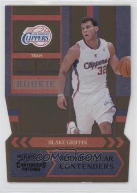 2010-11 Playoff Contenders Patches - Rookie of the Year Contenders - Black Die-Cut #2 - Blake Griffin /49