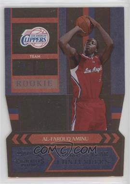 2010-11 Playoff Contenders Patches - Rookie of the Year Contenders - Silver Die-Cut #15 - Al-Farouq Aminu /299