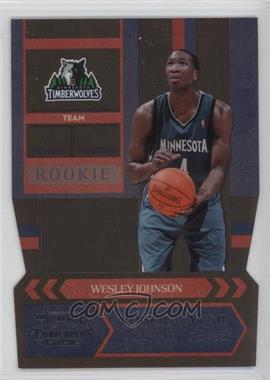2010-11 Playoff Contenders Patches - Rookie of the Year Contenders - Silver Die-Cut #4 - Wesley Johnson /299