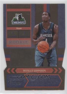 2010-11 Playoff Contenders Patches - Rookie of the Year Contenders - Silver Die-Cut #4 - Wesley Johnson /299
