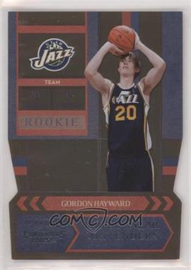 2010-11 Playoff Contenders Patches - Rookie of the Year Contenders - Silver Die-Cut #7 - Gordon Hayward /299