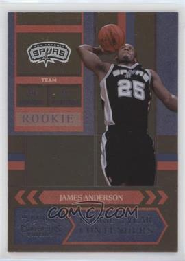 2010-11 Playoff Contenders Patches - Rookie of the Year Contenders #13 - James Anderson