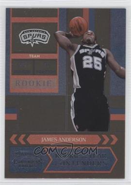 2010-11 Playoff Contenders Patches - Rookie of the Year Contenders #13 - James Anderson