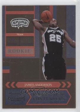 2010-11 Playoff Contenders Patches - Rookie of the Year Contenders #13 - James Anderson