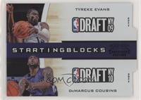 Tyreke Evans, DeMarcus Cousins #/49