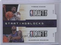 Tyreke Evans, DeMarcus Cousins #/49