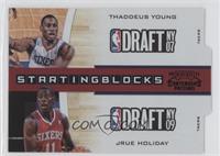 Thaddeus Young, Jrue Holiday #/49