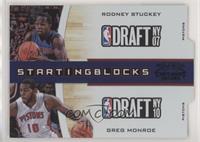 Rodney Stuckey, Greg Monroe #/49