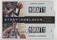 Jeremy Evans, Gordon Hayward #/99