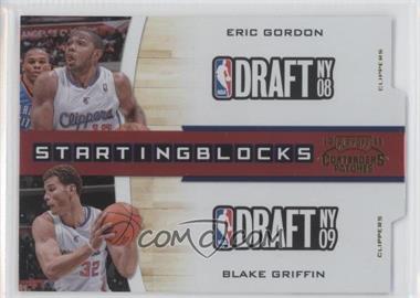 2010-11 Playoff Contenders Patches - Starting Blocks - Gold Die-Cut #15 - Eric Gordon, Blake Griffin /99