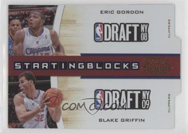 2010-11 Playoff Contenders Patches - Starting Blocks - Gold Die-Cut #15 - Eric Gordon, Blake Griffin /99