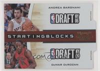 Andrea Bargnani, DeMar DeRozan #/99