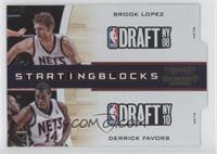 Brook Lopez, Derrick Favors #/99