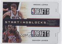 Brook Lopez, Damion James #/299