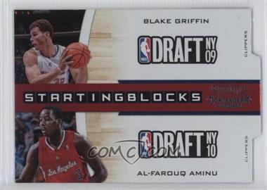 2010-11 Playoff Contenders Patches - Starting Blocks - Silver Die-Cut #22 - Blake Griffin, Al-Farouq Aminu /299