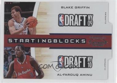 2010-11 Playoff Contenders Patches - Starting Blocks - Silver Die-Cut #22 - Blake Griffin, Al-Farouq Aminu /299