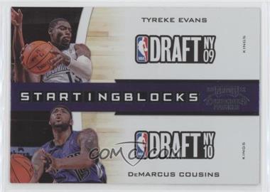 2010-11 Playoff Contenders Patches - Starting Blocks #1 - Tyreke Evans, DeMarcus Cousins