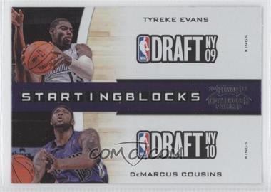 2010-11 Playoff Contenders Patches - Starting Blocks #1 - Tyreke Evans, DeMarcus Cousins