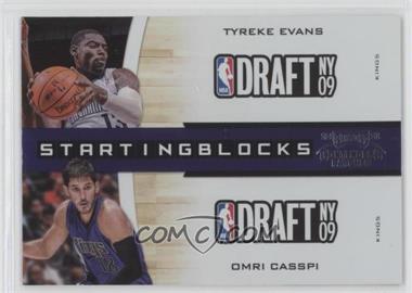 2010-11 Playoff Contenders Patches - Starting Blocks #1 - Tyreke Evans, DeMarcus Cousins