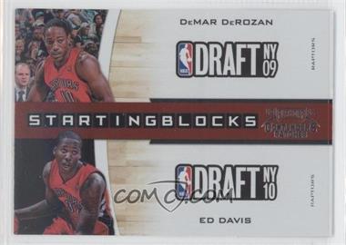 2010-11 Playoff Contenders Patches - Starting Blocks #11 - DeMar DeRozan, Ed Davis